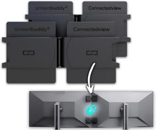 Set of 2, Magnetic Connection for Your Screens, Suitable for All Computer Monito