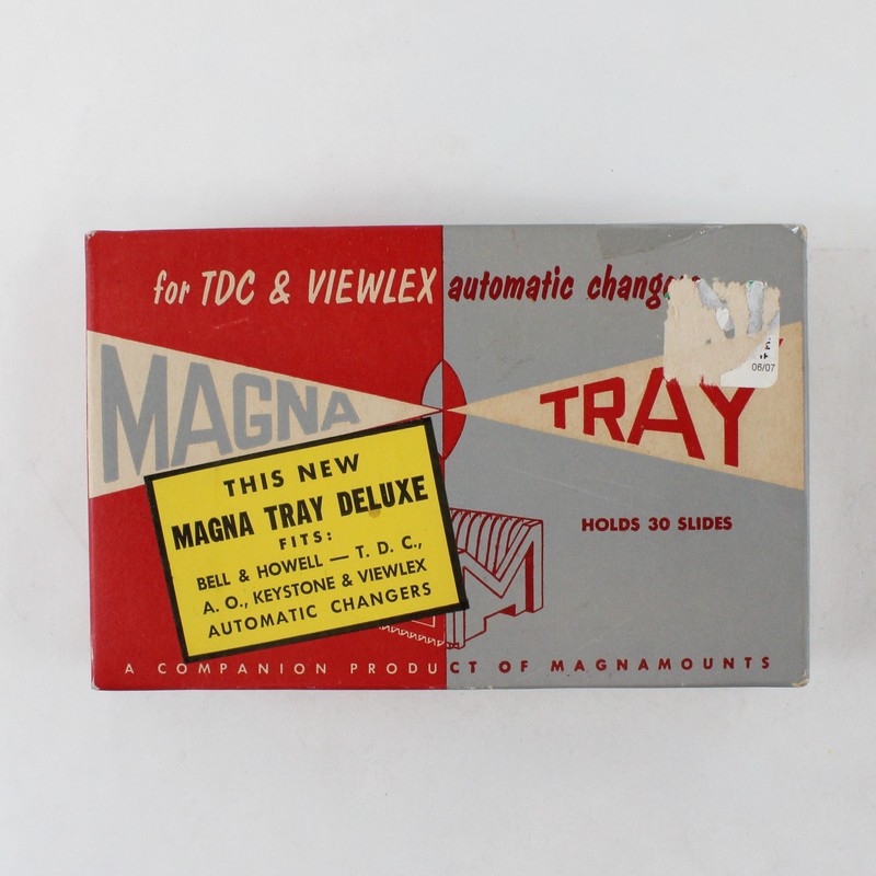 Lot of 2 Vintage Magna Tray Deluxe Slide Trays TDC Viewlex Changers