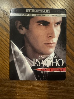 American Psycho 4K Ultra HD + Blu-ray Uncut Version w/ Slipcover- Christian Bale