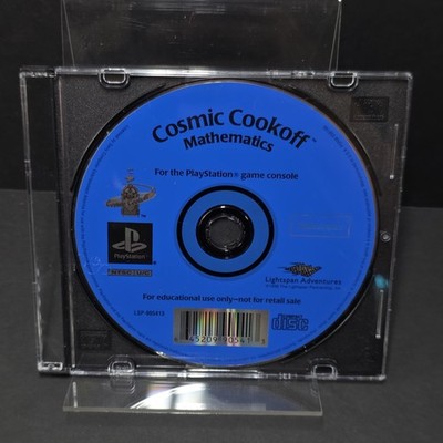 Cosmic Cookoff Mathematics PlayStation PS1 Educational Game Disc Only READ