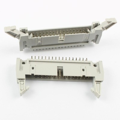 2Pcs 2.54mm Pitch 2x17 Pin 34 Pin Male Straight Ejector Header Connector Latch