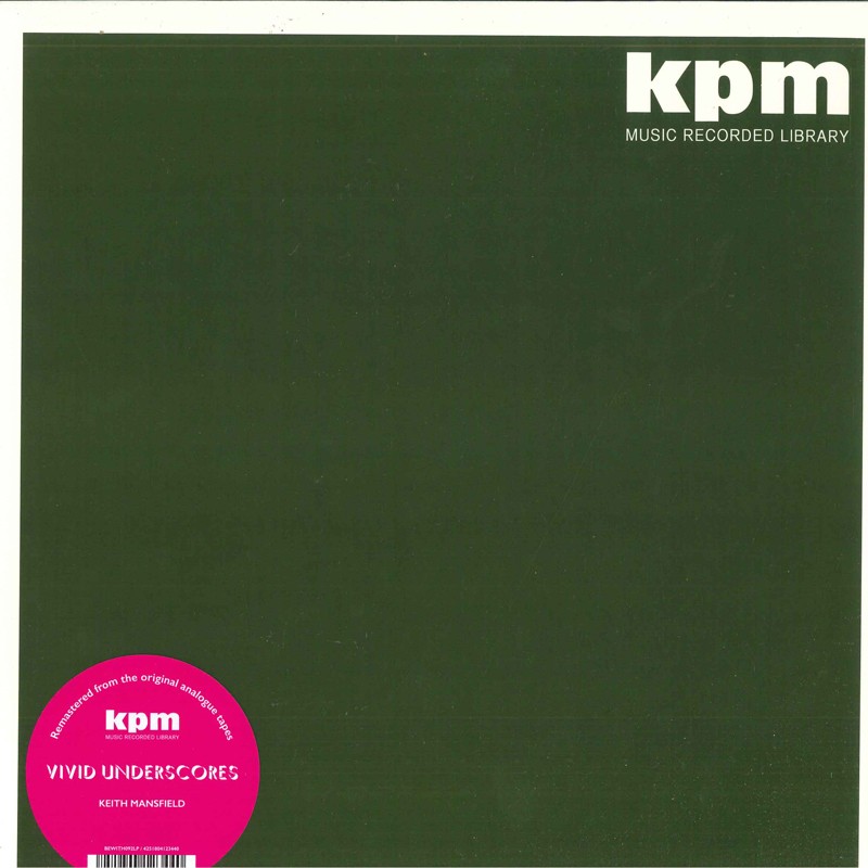 英LP Keith Mansfield Vivid Underscores BEWITH092LP Be With Records, KPM Music /00260 BEWITH092LP__outside_front--