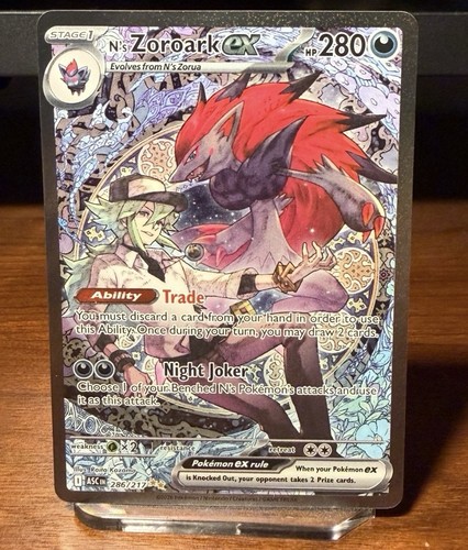 Pokemon N's Zoroark EX 286/217 | Ascended Heroes | SIR | NM