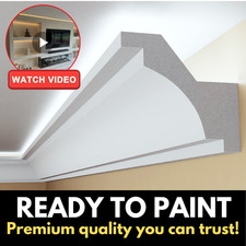CORNICE COVING LED Lighting molding BFS1 Wall Ceiling  LARGE SIZES QUALITY XPS