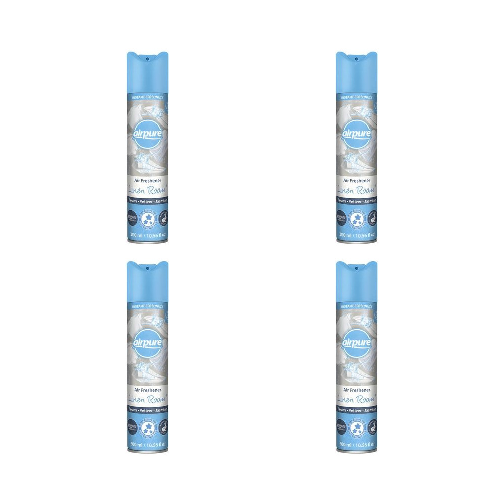 Airpure Air Freshener Linen Room 300ml - Pack of 4