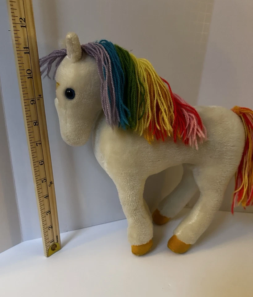 Vintage 1983 Rainbow Brite Starlite 11” Plush Pony Horse Toy Hallmark - Image 3 of 4