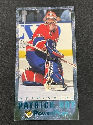 1993-94 Fleer PowerPlay #7 Patrick Roy Netminders Montreal Canadiens - Image 1 of 2
