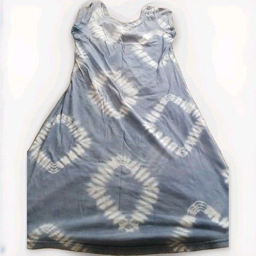 Avatar Blue Tie Die Cotton Dress Size Medium Cap Sleeve **Super Cute** C33