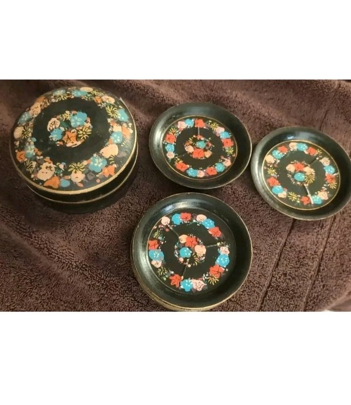 Vintage Highmount Coaster Set