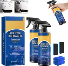 2 Stück Auto Nano Beschichtung Spray 3in1 Keramik Versiegelung Kratzer Entferner