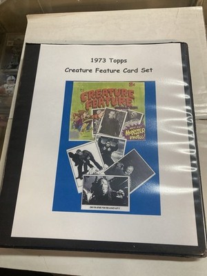 128 Card Complete set 1973 Topps creature feature you ll die laughing Nice Shape