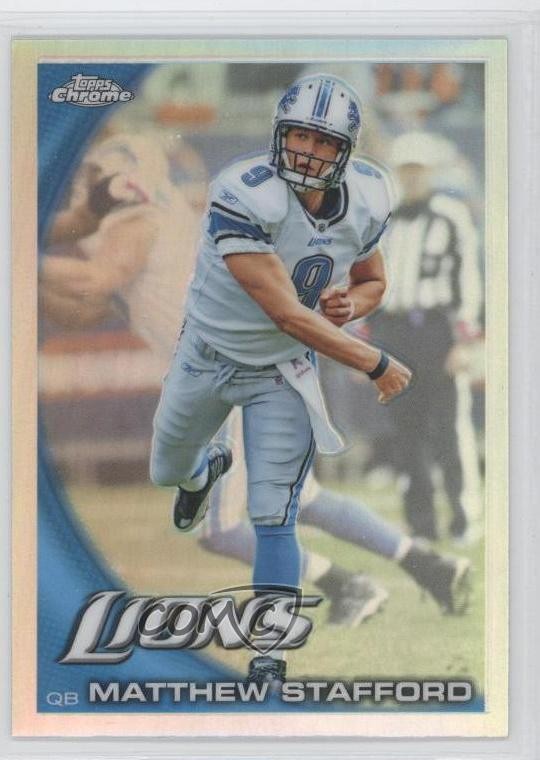 2010 Topps Chrome Refractor Matthew Stafford #C33 sa0