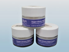 SKYN ICELAND OXYGEN INFUSION NIGHT CREAM 0.49 OZ NWOB LOT OF 3