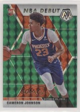 2019-20 Panini Mosaic NBA Debut Green Prizm Cameron Johnson #265 Rookie RC 01su