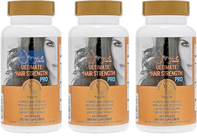 Joyce Giraud Hair Strength Supplements   1, 2, or 3 Bottles, 60ct, Exp 12/2026
