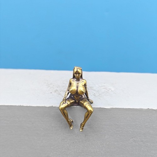 24mm Solid Brass Sexy Plump Beauty Body Model Art Ornament Moss Micro ...