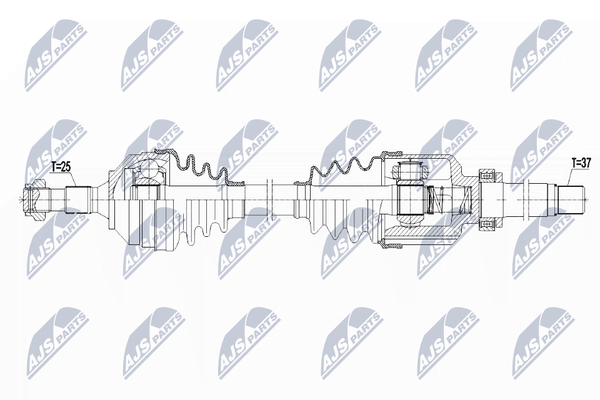 NTY Antriebswelle NPW-PE-081 FüR CitroËN Peugeot-image