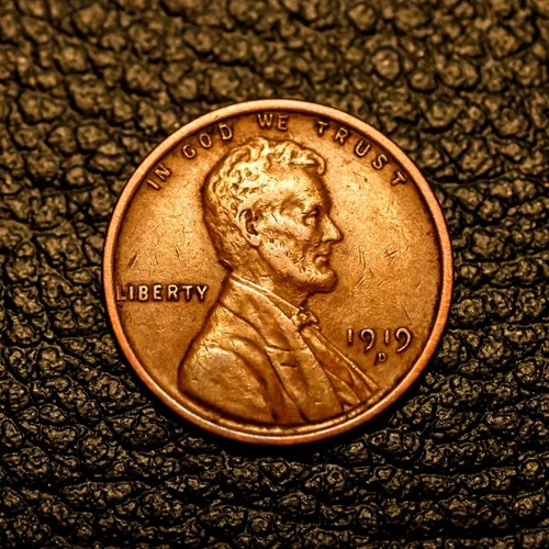 (ITM-7506) 1919-D Lincoln Wheat Cent ~ AU Condition ~ COMBINED SHIPPING!