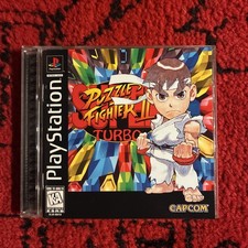 Super Puzzle Fighter II Turbo (Sony PlayStation 1 PS1) CIB W Registration Card