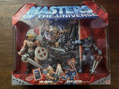 Masters of the Universe フィギュアセット Masters of The Universe MOTU 2002-He-Man vs. Skeletor Gift Set