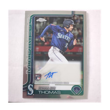 Topps 2025 Chrome Update Rhylan Thomas Rookie Autograph Seattle Mariners #AC-RT