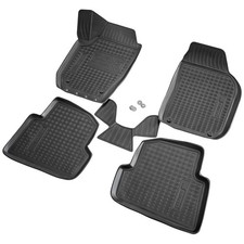 3D Gummi Fussmatten passend für Skoda Fabia II | 5J | BJ 2007-2014 | passgenau