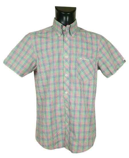 CAMISA BEN SHERMAN MANGA CORTA ALGODÓN TALLA M PARA HOMBRE EXCL