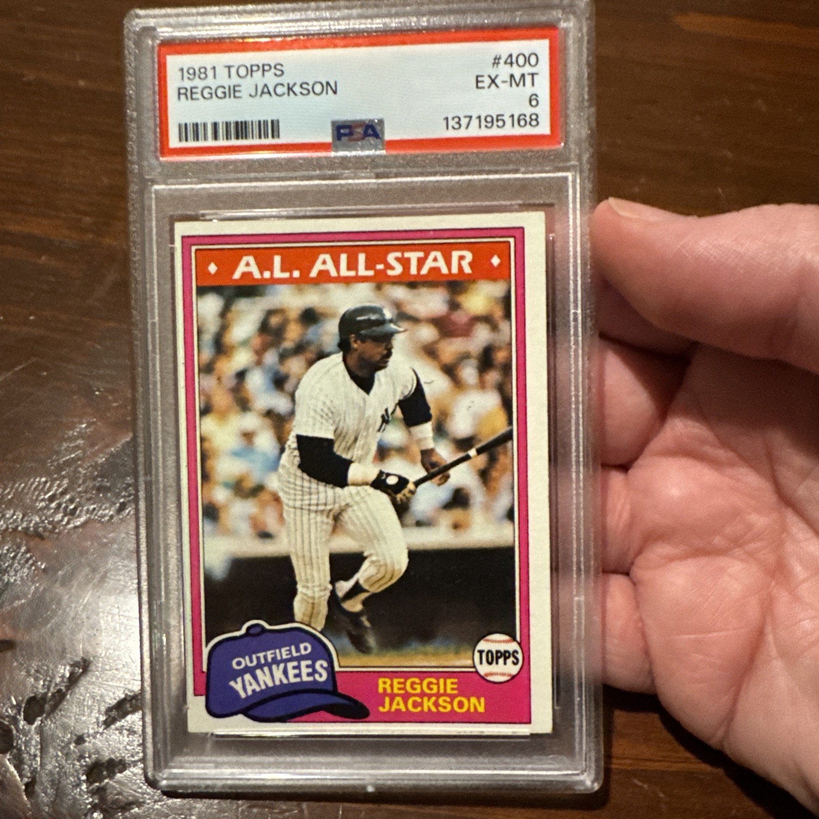 1981 TOPPS #400 REGGIE JACKSON YANKEES