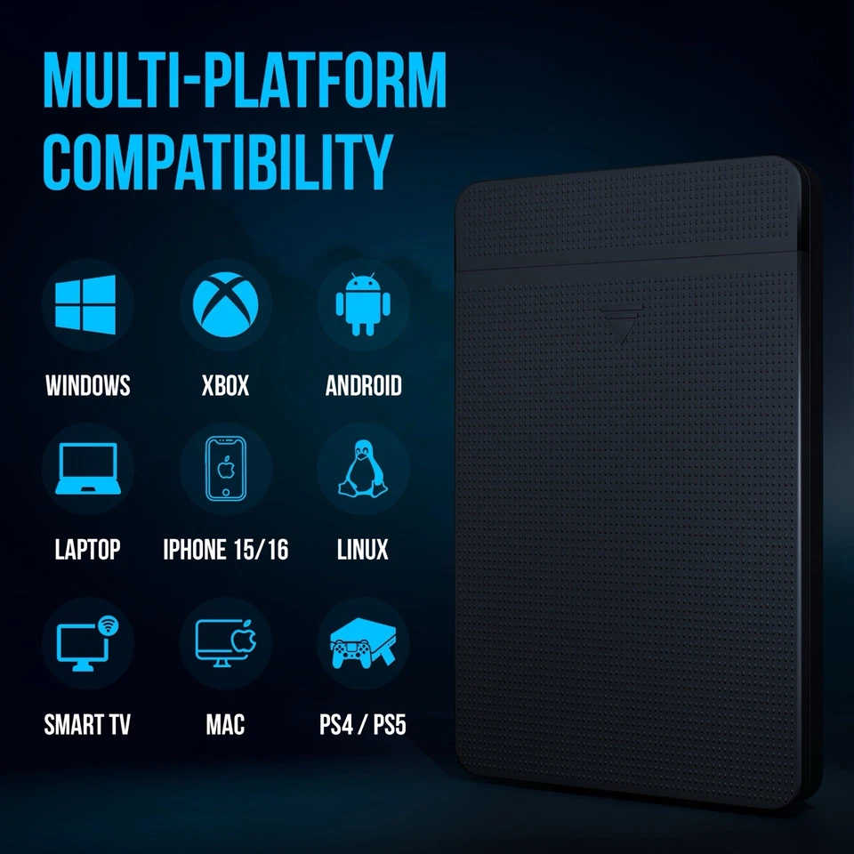 Labbyf  External SSD Portable Hard Drive 240GB Ultra fast Speed for PC/Phones/PC - Image 3 of 4