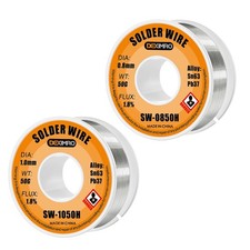 Solder Wire - Sn63/Pb37, 0.8mm Diameter, 50g, Low Melting Point  Fast Soldering