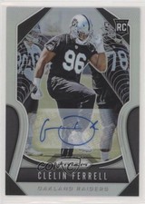 2019 Panini Prizm Rookies Silver Prizm Auto Clelin Ferrell #316 Auto c6t