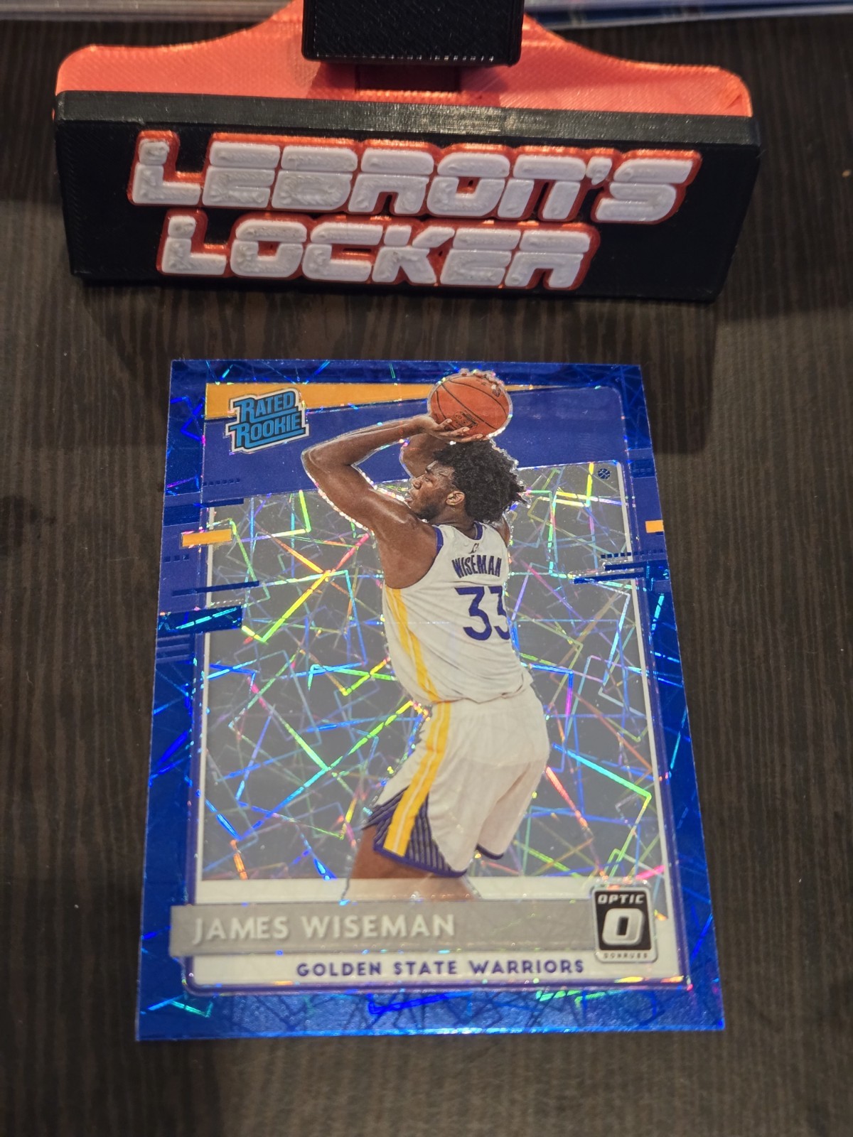2020-21 Panini Donruss Optic - RR #152 James Wiseman Rookie Blue Velocity