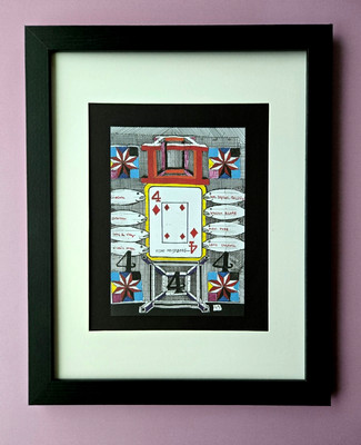   Pedro Friedeberg    COSMIC ROUTE #4  Surrealist Whismical Signed Print