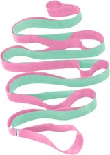 Multi-Loop Non-Elastic Stretching Strap for Physical Therapy and Fitness