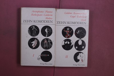 402519 Aristophanes ZEHN KOMÖDIEN Verlag Neues Leben HC