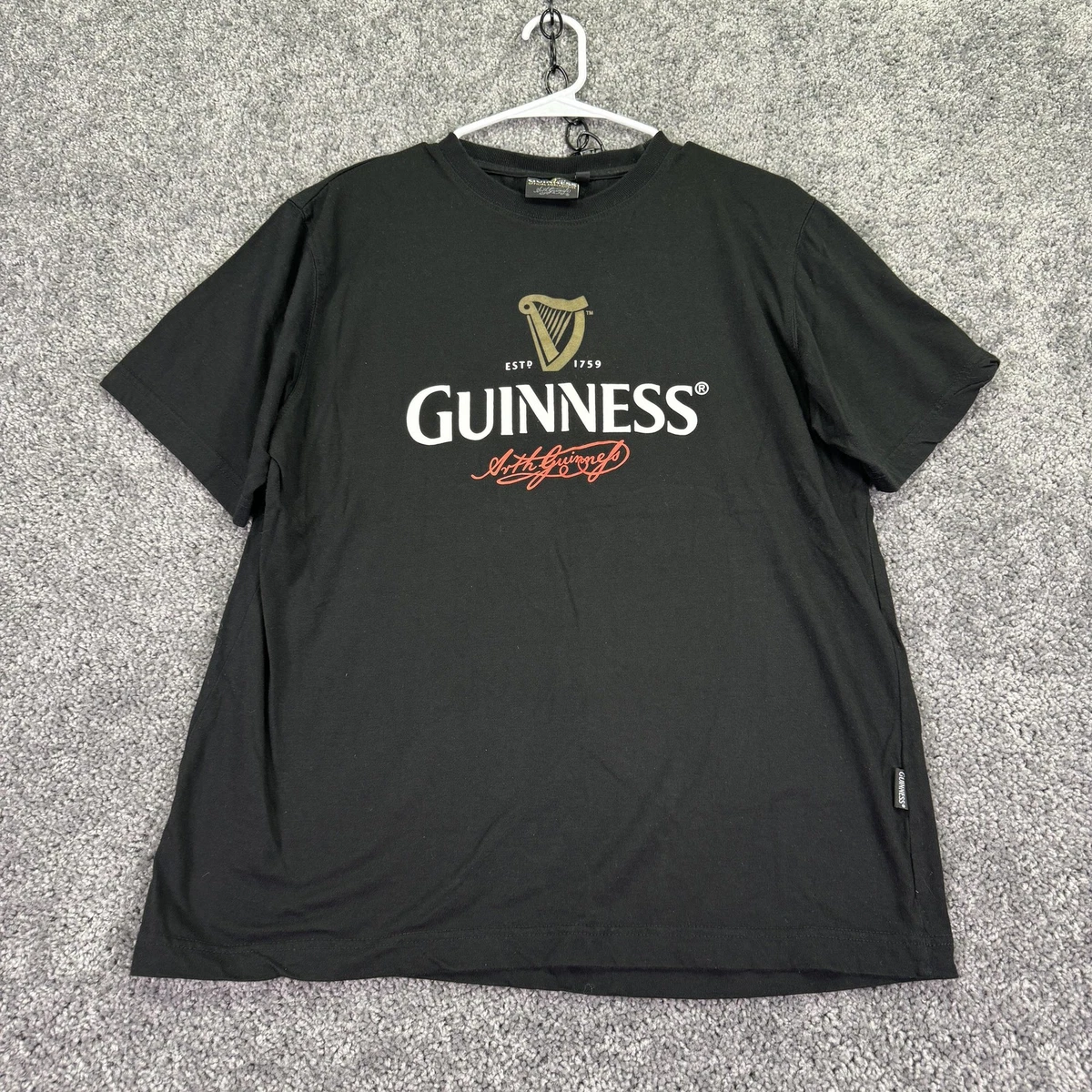 Buy Guinness Trademark Label Beige T-Shirt in wholesale online
