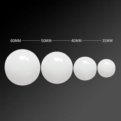 Solide Silikon Kugeln Bouncy Ball Weiß Rund Silikonkugeln Dia 2/2.5/3/3.5-160mm - Bild 1 von 4