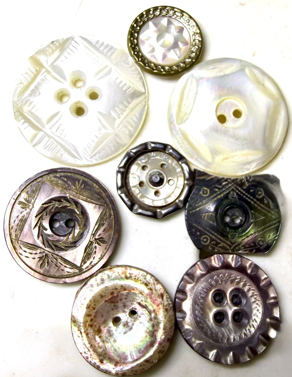 Mother of Pearl Lot Antique Sewing Buttons for sale | eBay
