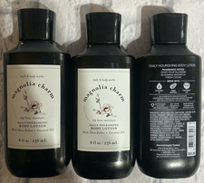 3 Bath  Body Works Magnolia Charm Body Lotion Shea Butter Vitamin E 8 FL OZ