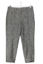 MINX Stoffhose Damen Hose Gr. DE 42 hellgrau Casual-Look