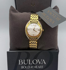 Bulova 98R298 Classic Diamond Stainless Steel Quartz Ladies Watch - NEW
