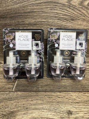 Koze Place Fresh Lavender & Cotton Plug-In Scented Oil Refills