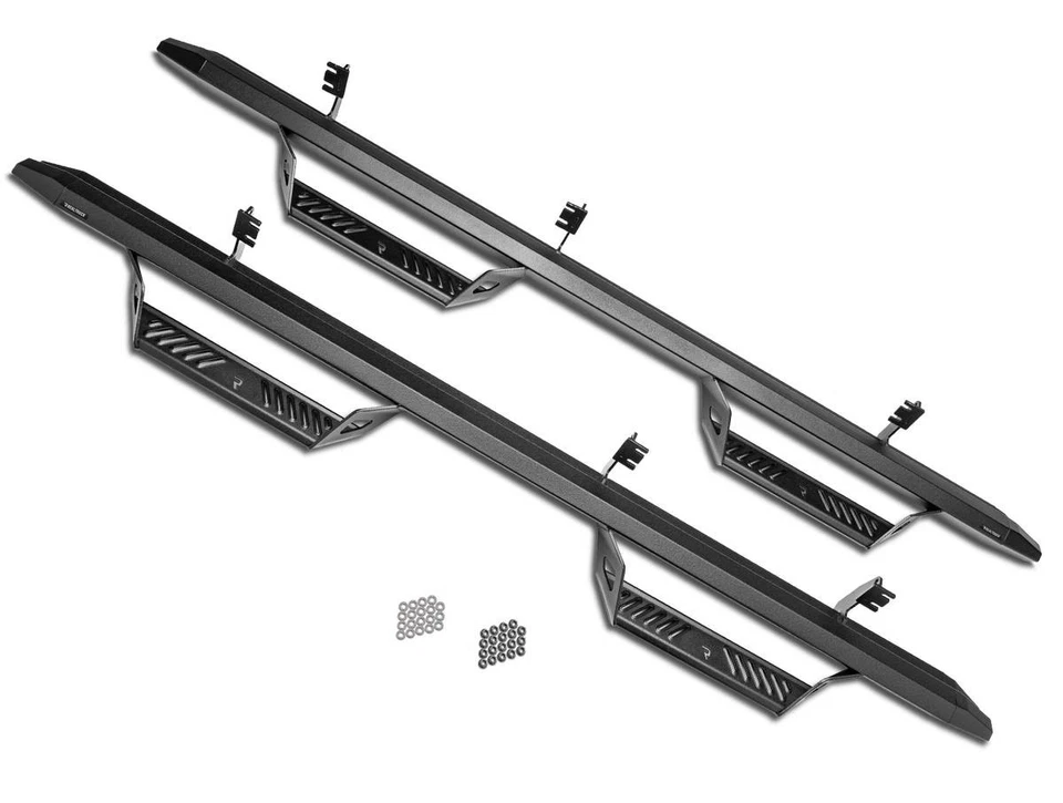 N-Fab Textured Black Cab Length Predator Pro Steps Fit 17-24 Titan/16-24 XD Crew Foto 2 de 4