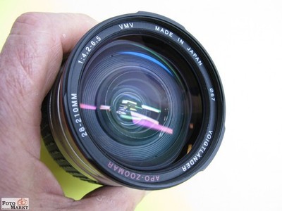 Set: Voigtländer Zoom-Objektiv Apo-Zoomar Canon EF 28-210 mm 1:4,2-6,5 für DSLR