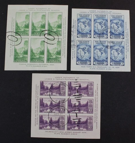 CKStamps: US Stamps Collection Scott#750 751 735 Used #751 Lightly Crease