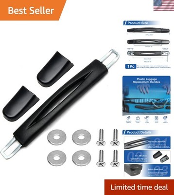 Easy Install Luggage Handle 9.06'' - Comfortable Black Grip for Suitcases