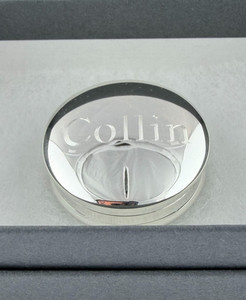 Sterling Collectables Baby's First Curl Sterling Box #121589 *ENGRAVED*