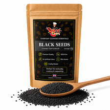 Black Cumin Seeds - Raw Kalonji Nigella Seeds 100% Natural