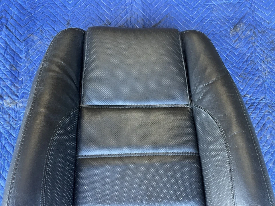 Cojín de asiento superior delantero negro para pasajero Jaguar XJR XJ X308 1998-2003 FABRICANTE DE EQUIPOS ORIGINALES #4796E Foto 3 de 4