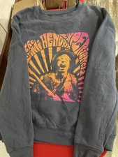 Jimi Hendrix Experience Sweatshirt Authentic Hendrix 2020 Graphic Crewneck L